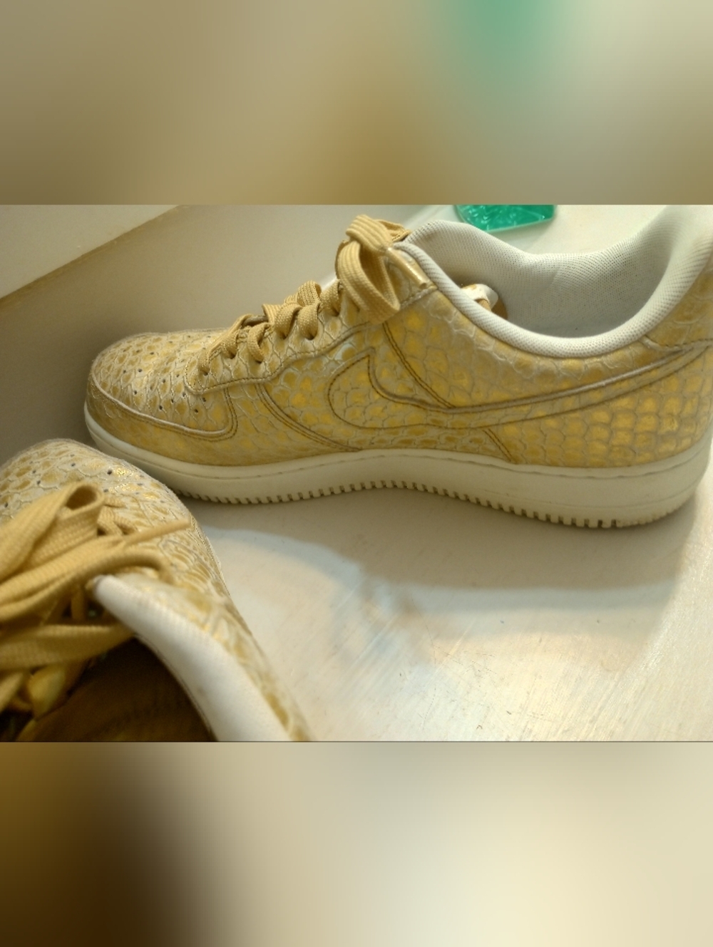 Nike Air Force 1 Low 07 Golden Scales Men's Sneakers - Picture 10 of 13